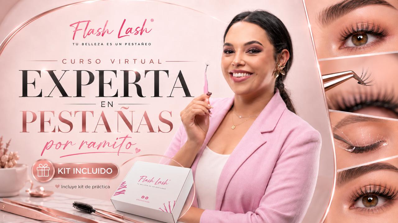 Curso Profesional de Extensiones de Pestañas por Ramito & Kit de pestañas