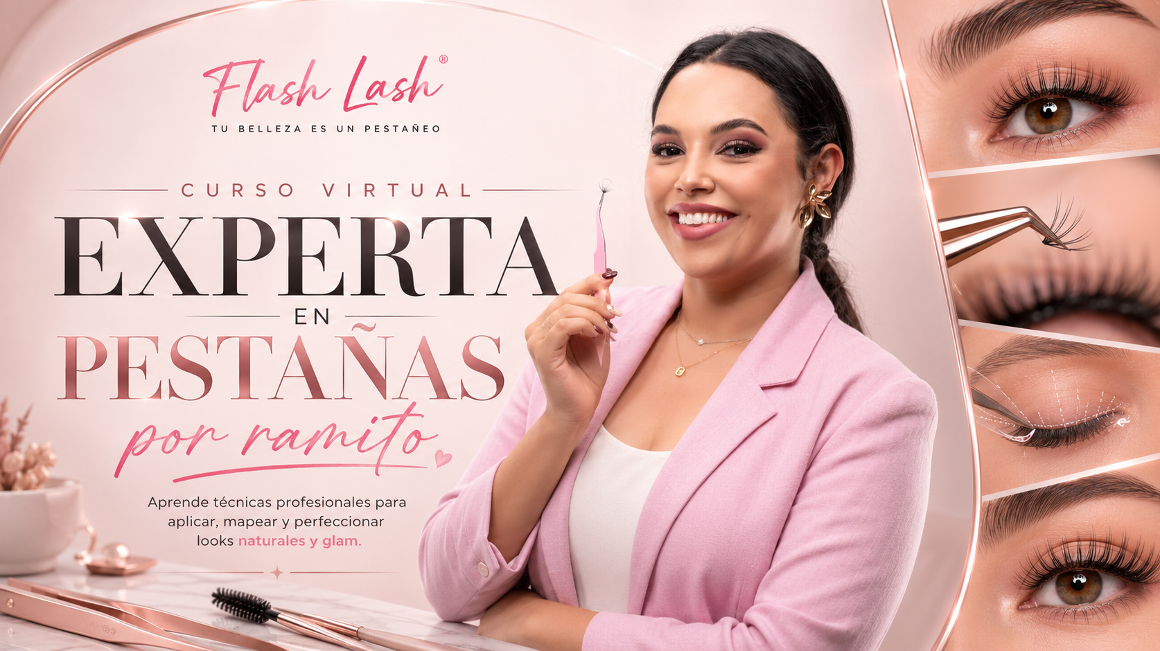 Curso Profesional de Extensiones de Pestañas por Ramito